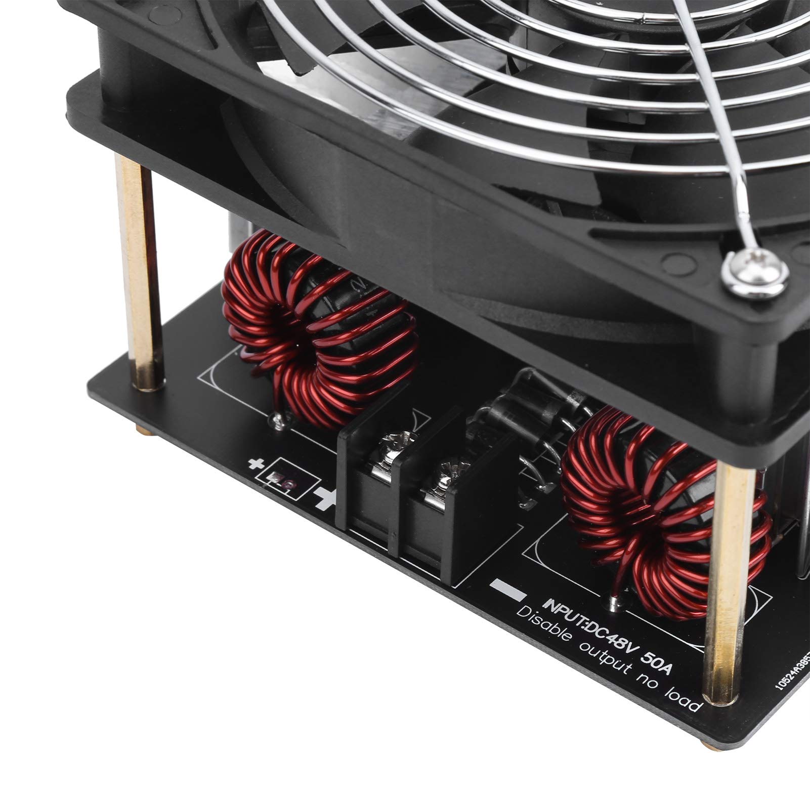 FTVOGUE Modulo di Riscaldamento a Induzione Modulo di Riscaldamento Ad Alta Frequenza 2500W con Anello in Rame e Ventola di Raffreddamento Design Compatto per di Metalli Utenti di Officine di