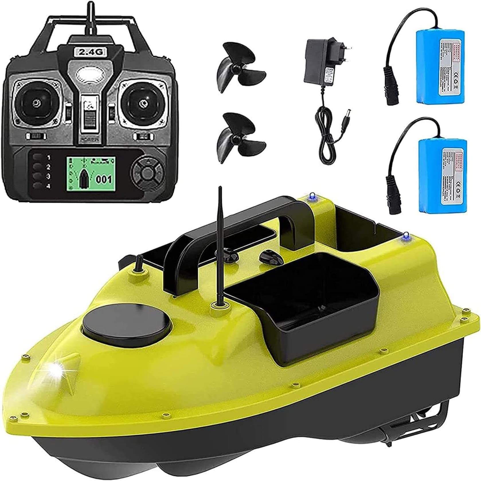 Bateau d'appât de pêche à la télécommande pour vos sessions en grand lac