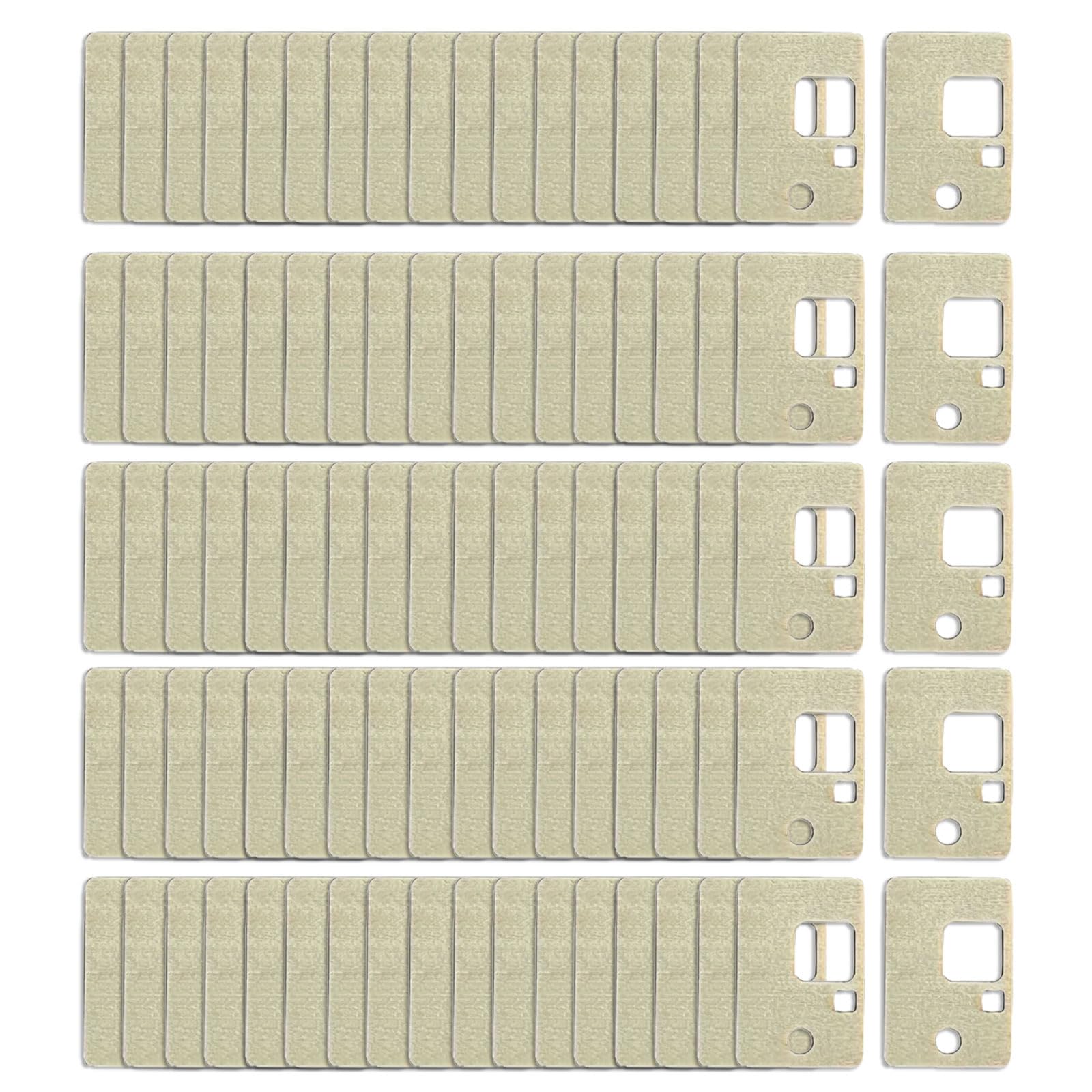 NPXUAMTJ 100pcs Wooden Floss Drop Cross Stitch Thread Organizer Embroidery Floss Storage Embroidery Sewing Craft : Hobbies
