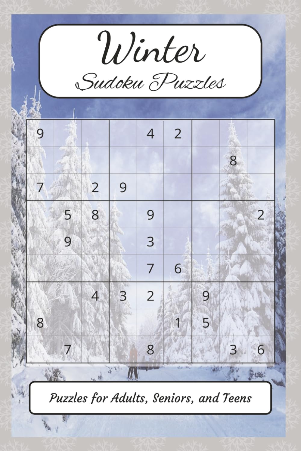 Winter Sudoku: winter snow sudoku puzzles for adults, seniors, and teens