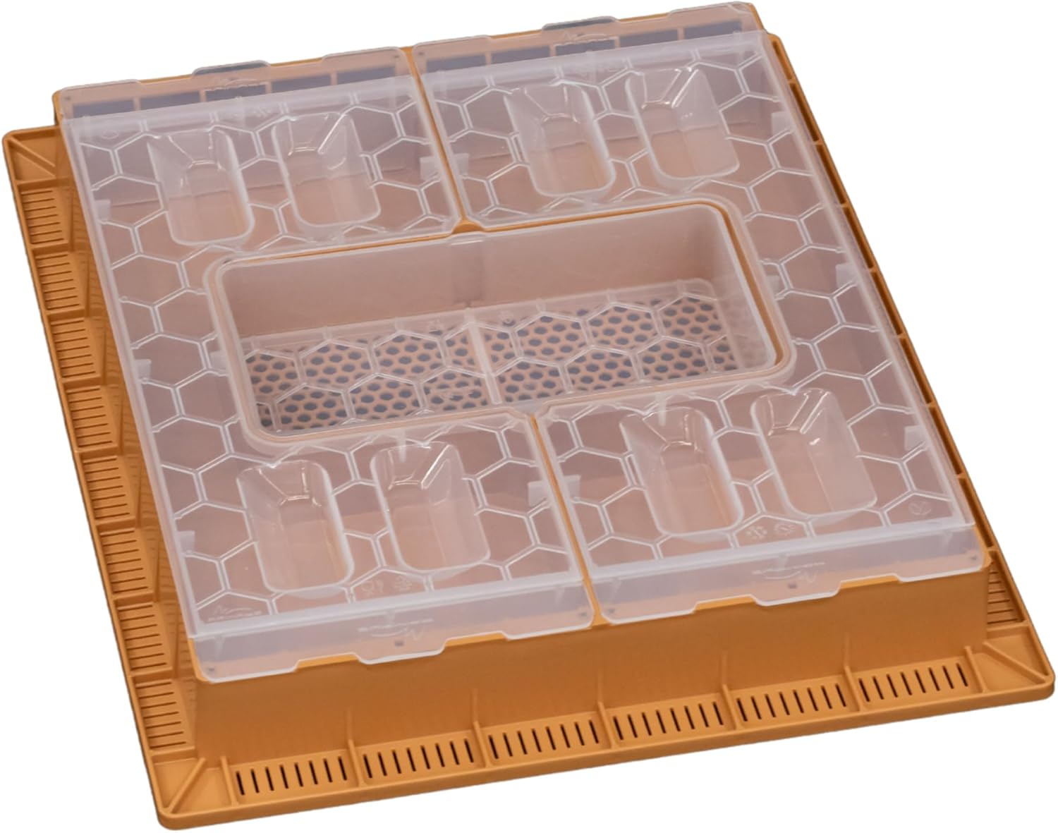 Apimaye Propola Wood Hyrid Hive with Frames and Premier Double Waxed Plastic Foundation (with Plastic Core Frames and Premier Double Waxed Foundation)