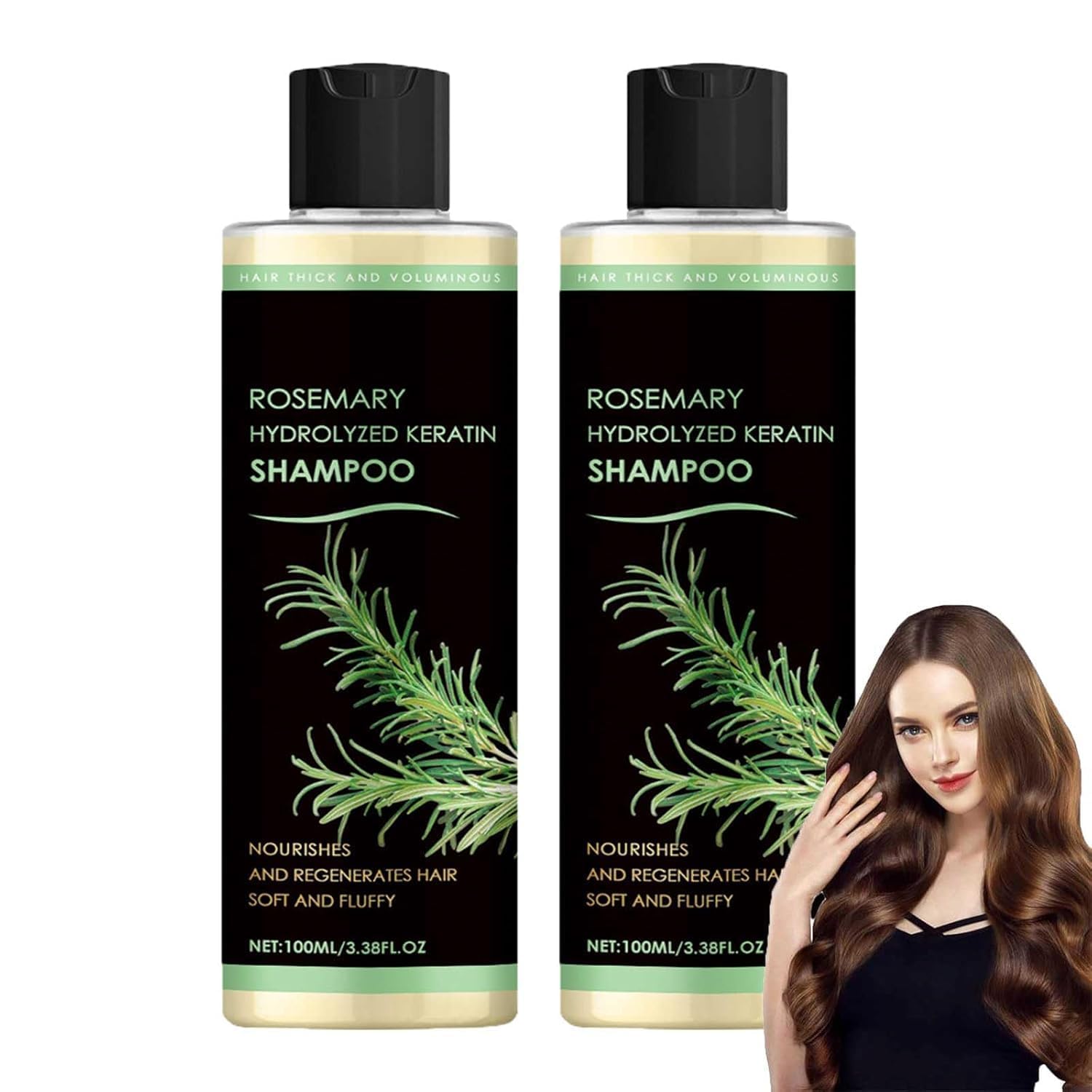 Hair Growth Shampoo with Rosemary & Hydrolyzed Keratin – Organic Hair Thickening Shampoo for Men & Women – Promotes Hair Growth, Strengthens Roots, Reduces Hair Fall – Suitable for All Hair Types – 250 ml (2)-picture-42