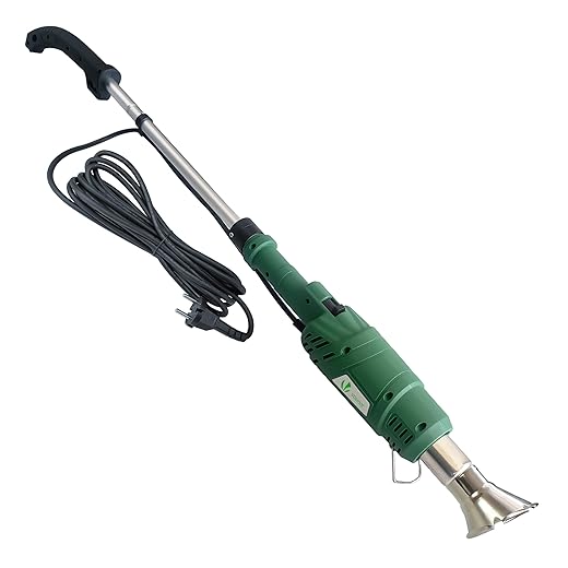 Quemador De Malas Hierbas Eléctrica, Herbicida Térmico 2000W, 3 En 1 - Vounot En Oferta Vounot 3 En 1 Quemador De Malas Hierbas Eléctrico Con 2 Boquillas, 2000W, Hasta 650 ℃ Herramienta De Eliminación De Malezas Fuertes Para Jardín, Patio, Entrada De Garaje