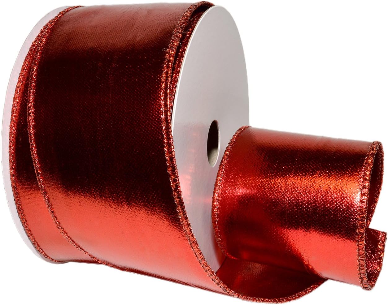 Morex Ribbon Ribbon Wired Lamé, 1-1/2" x 10 yd, Gold (4100.38/10-634)