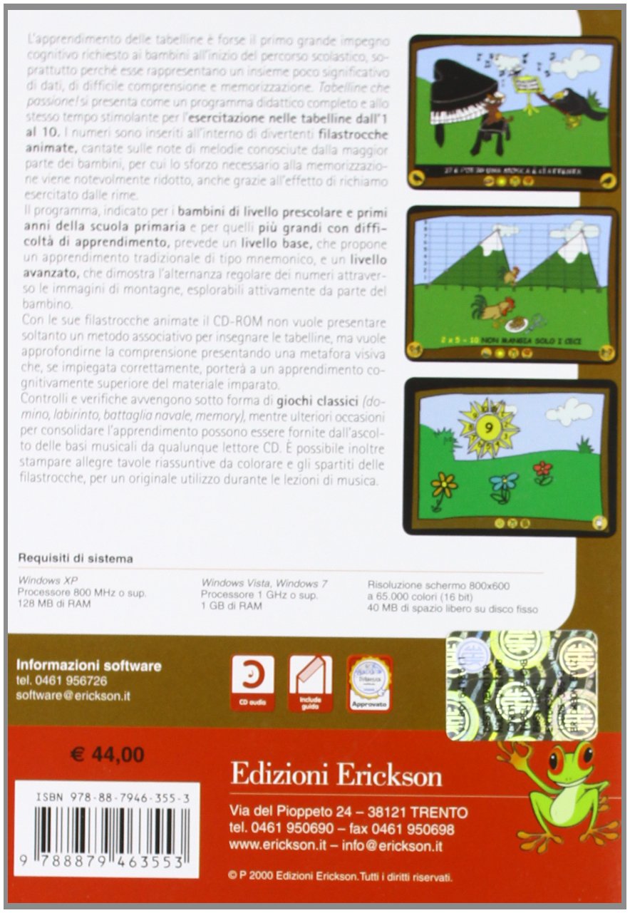 Tabelline che passione! CD-ROM