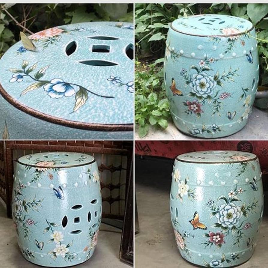 家具 masana Amazon.com: ZJYSMH Garden Stool,Ceramic Garden Stool