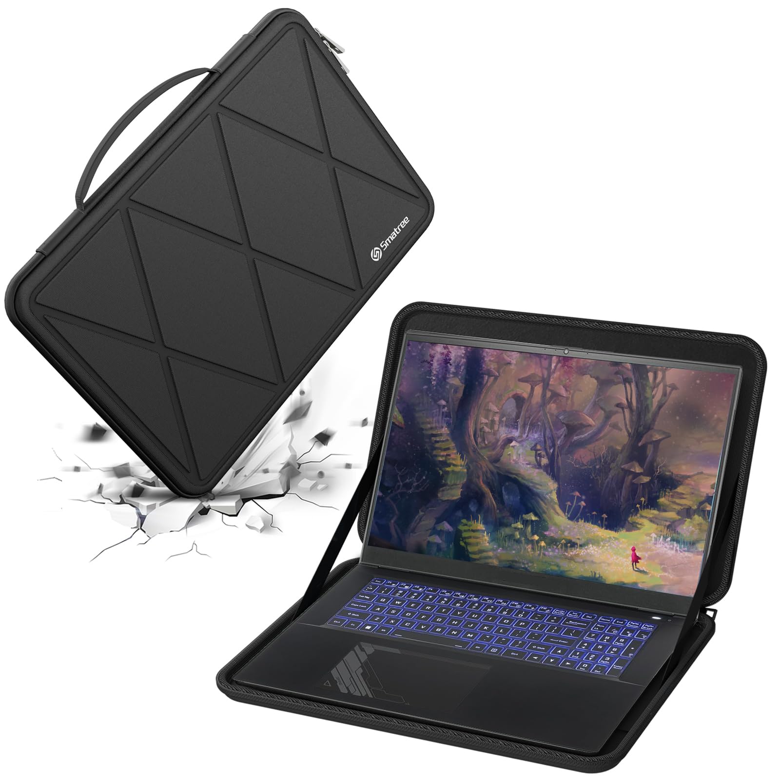 Smatree M124 Twardy ochronny 17-calowy pokrowiec na laptopa do DELL/ASUS
