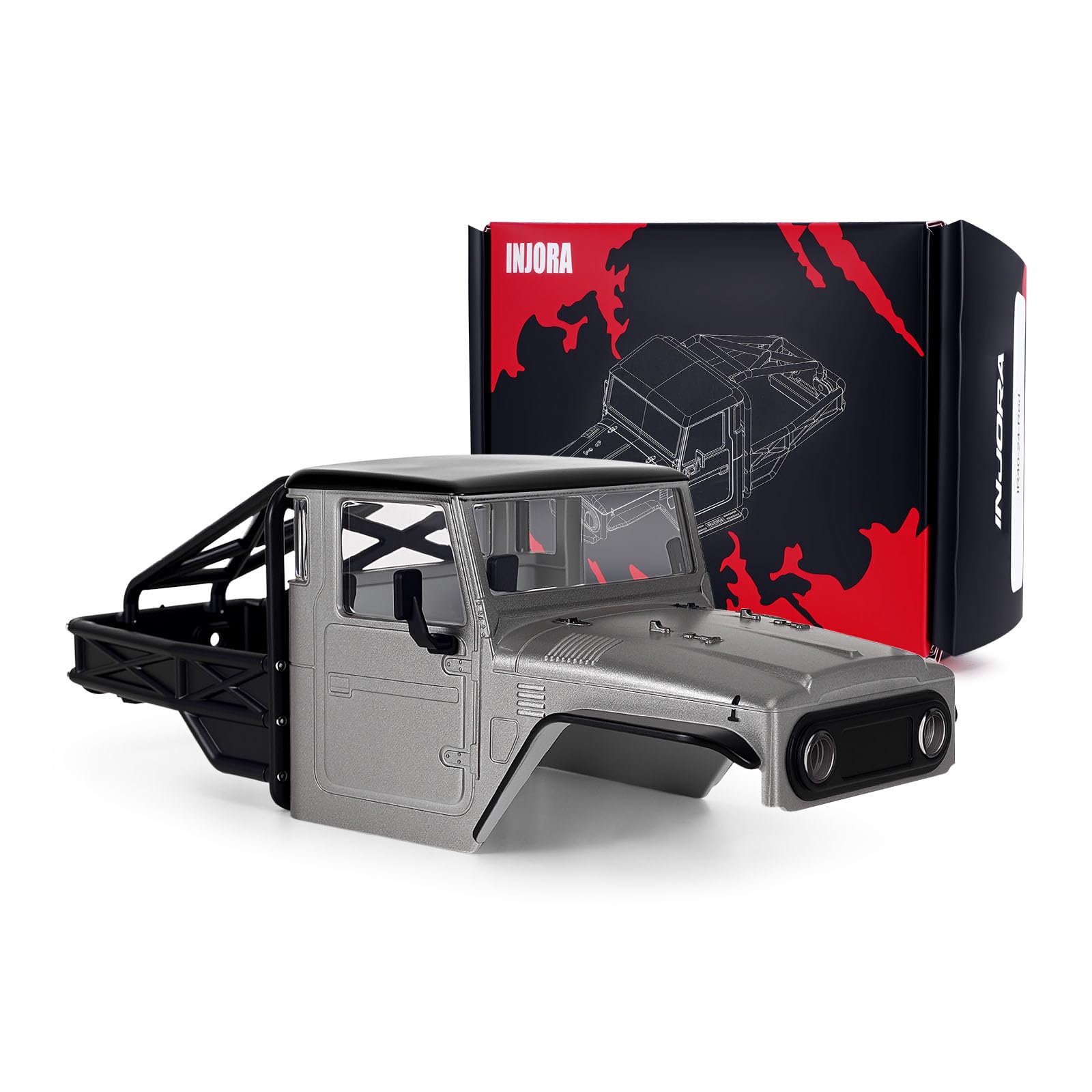 Arbre D'entraînement INJORA Pour RC 1/24 Axial SCX24 – Acier Inoxydable, Trou D, Pour C10, JLU, Bronco
