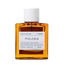 KORRES PHILOSIA Eau de Toilette per uomo e donna, profumo unisex legnoso, aromatico e fruttato, vegano, 50 ml