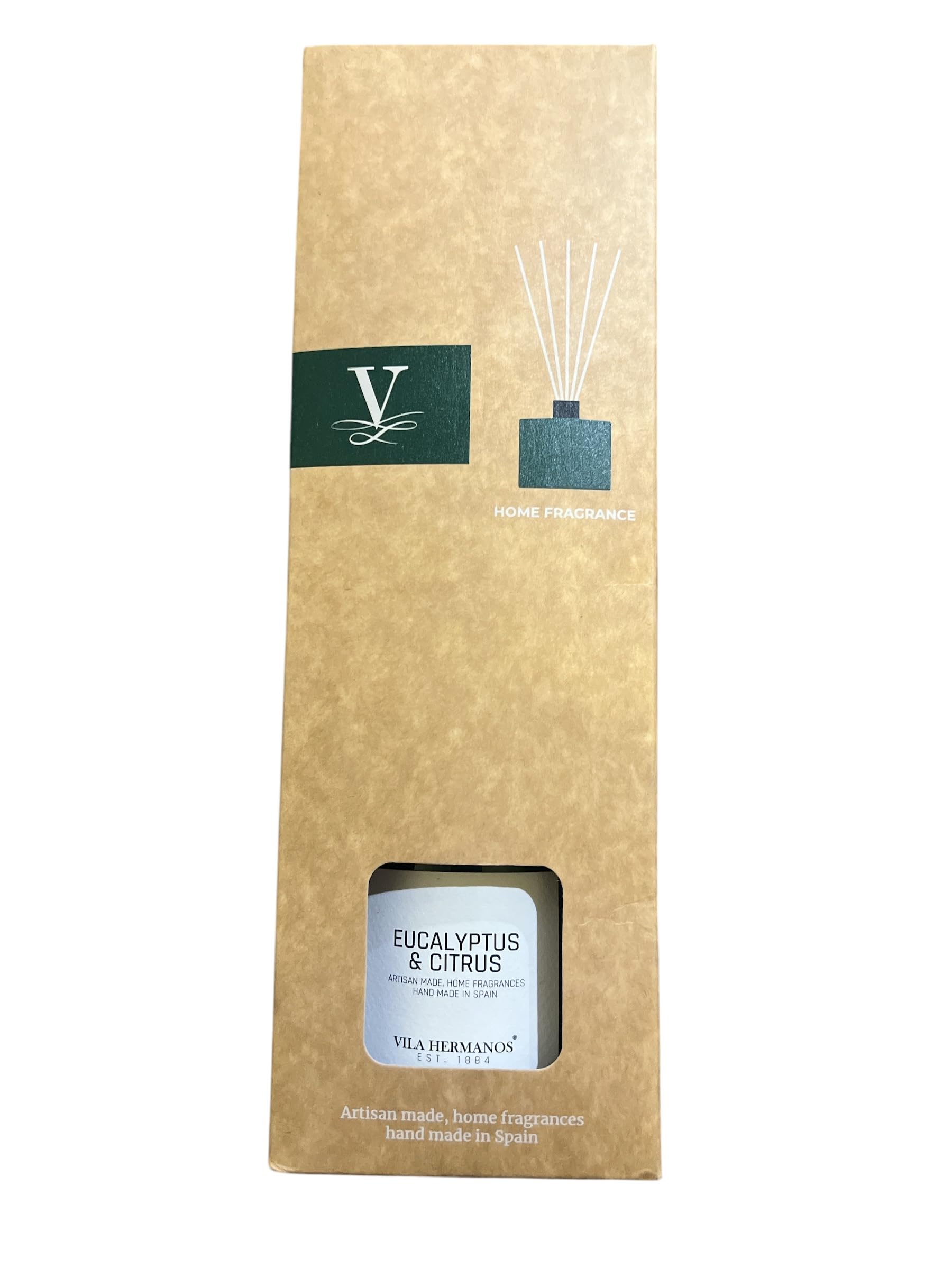 Vila Hermanos Eucalyptus & Citrus Reed Diffuser 3.3 Fl Oz