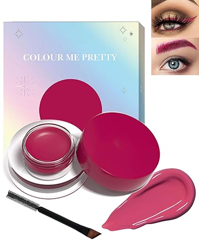Delineador de ojos de gel mate impermeable, gel delineador de ojos color rosa de larga duración, pigmentos de alta intensidad a prueba de manchas,