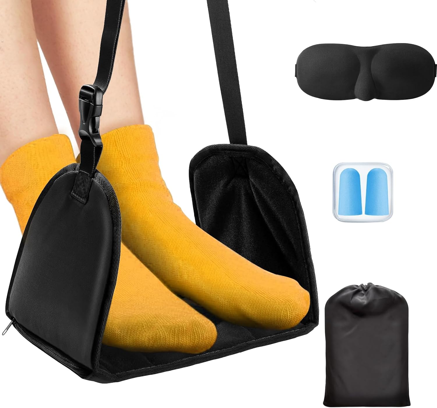 COSMOING Airplane Footrest Travel Foot Rest for Plane