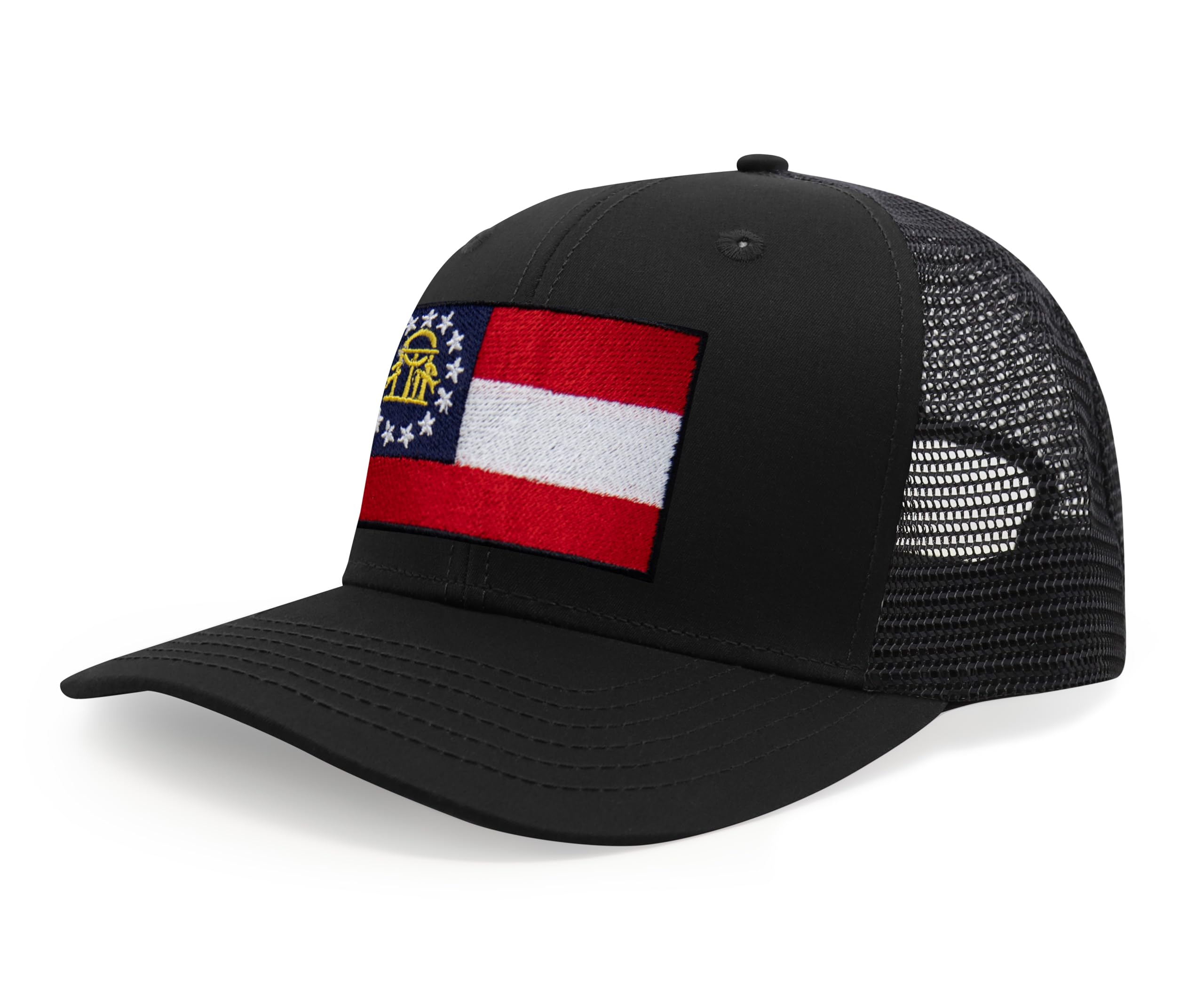 International Tie State Hat for Men and Women, Adjustable Snapback Trucker Baseball Cap with Embroidered Patch