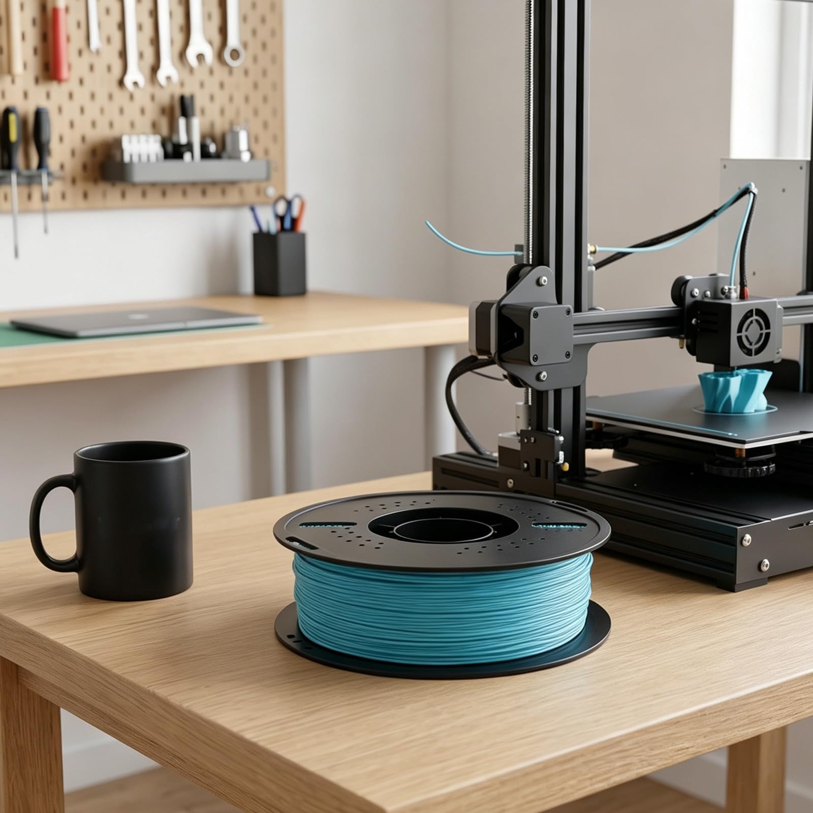 TIDTALEO Pla Filament für Drucker 1kg Dunkelgrün mit Präziser Toleranz