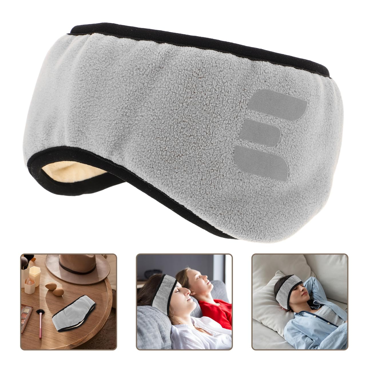 Healvian Orejeras para dormir con cancelación de ruido, máscara de bloqueo de sonido, unisex, cómoda, suave, transpirable, para adultos, viajes, hogar, estudio