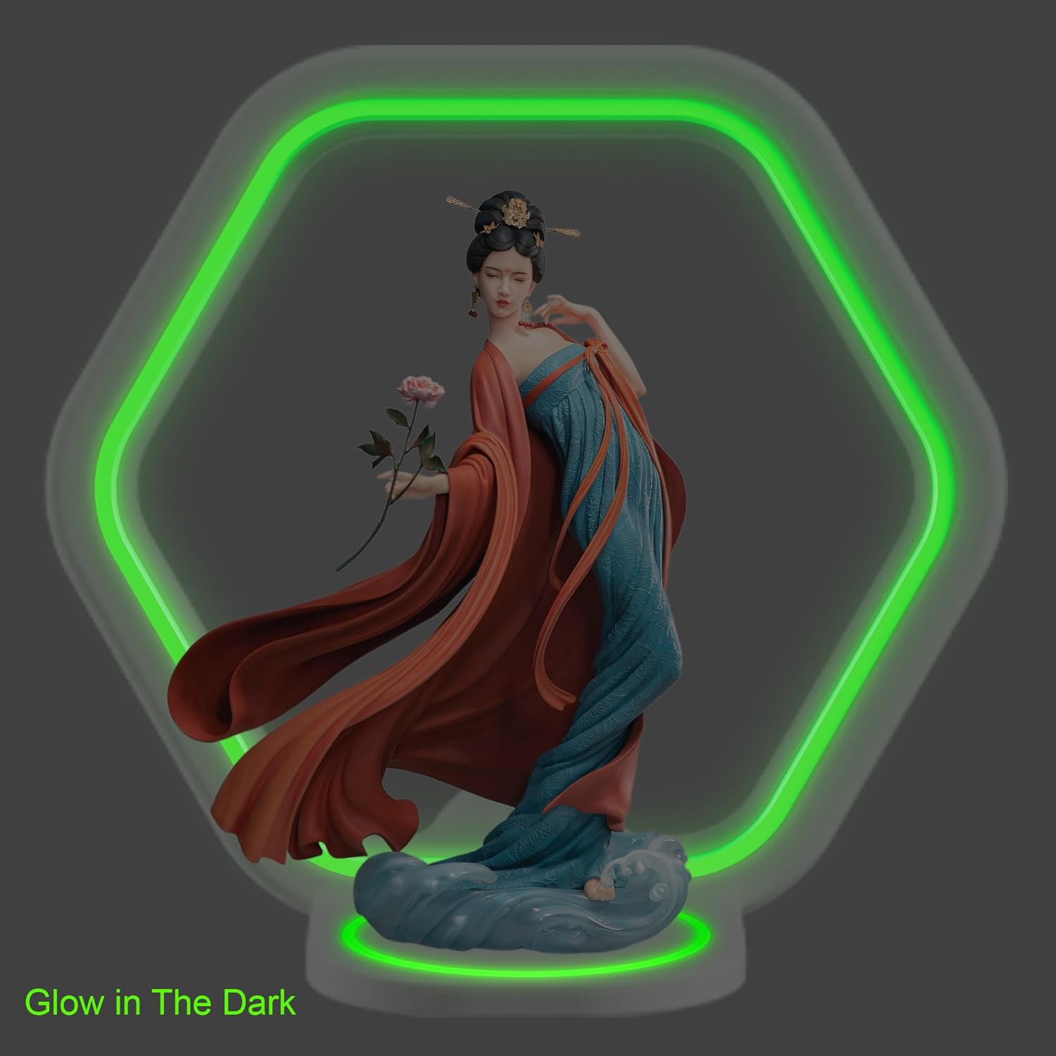 12 Wall Display Shelves for Funko Pop Mart Figures Anime Figure, Display Ledges with Glow in The Dark Strips, Collector Shelves for Action Figures, Game Room, Mini Collectibles Figure Shelves