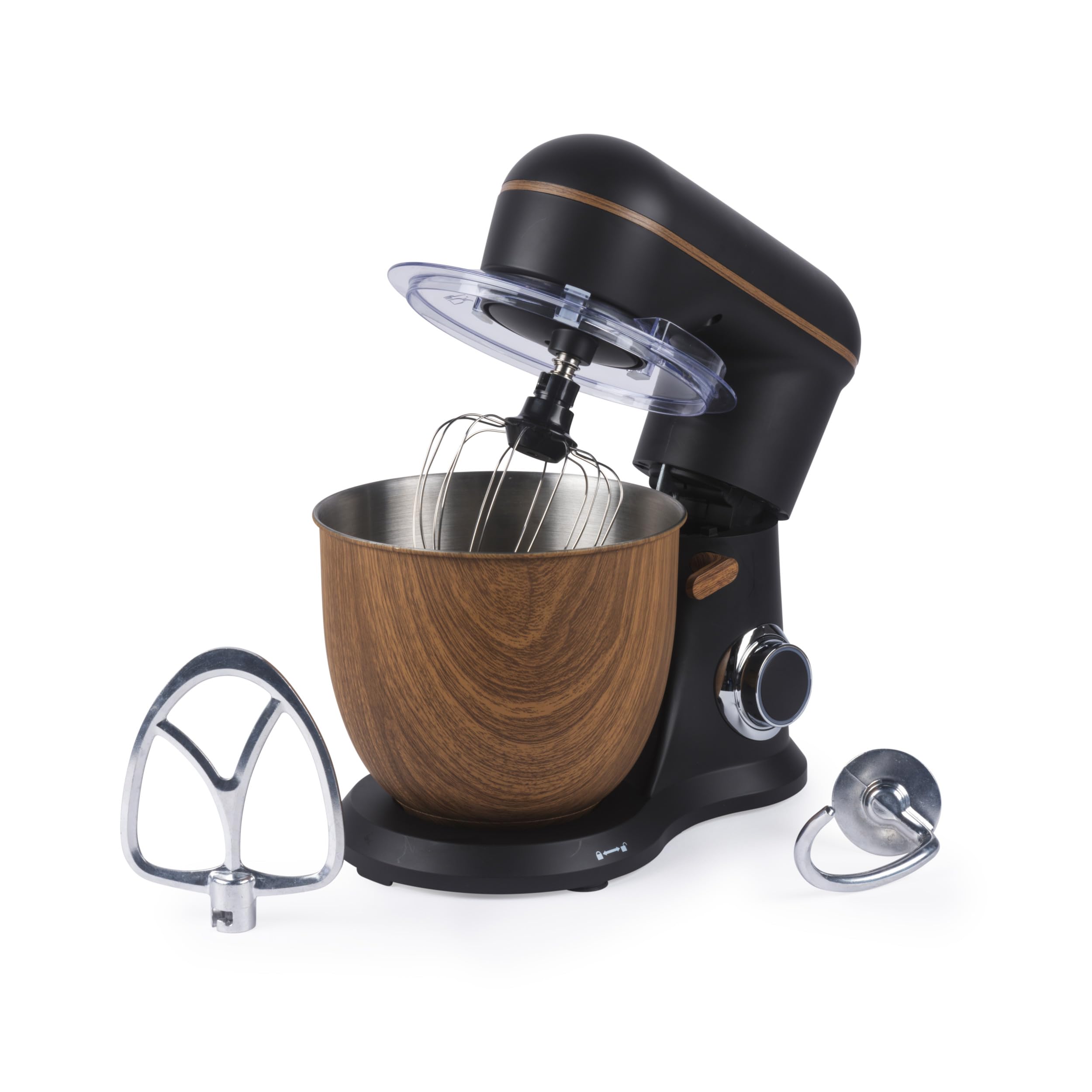 Salter Toronto Impastatrice planetaria, 1300 W, ciotola inox 5 L | 10 velocità, funzione pulse, testa inclinabile, movimento planetario, frusta piatta, gancio impasto, frusta a filo