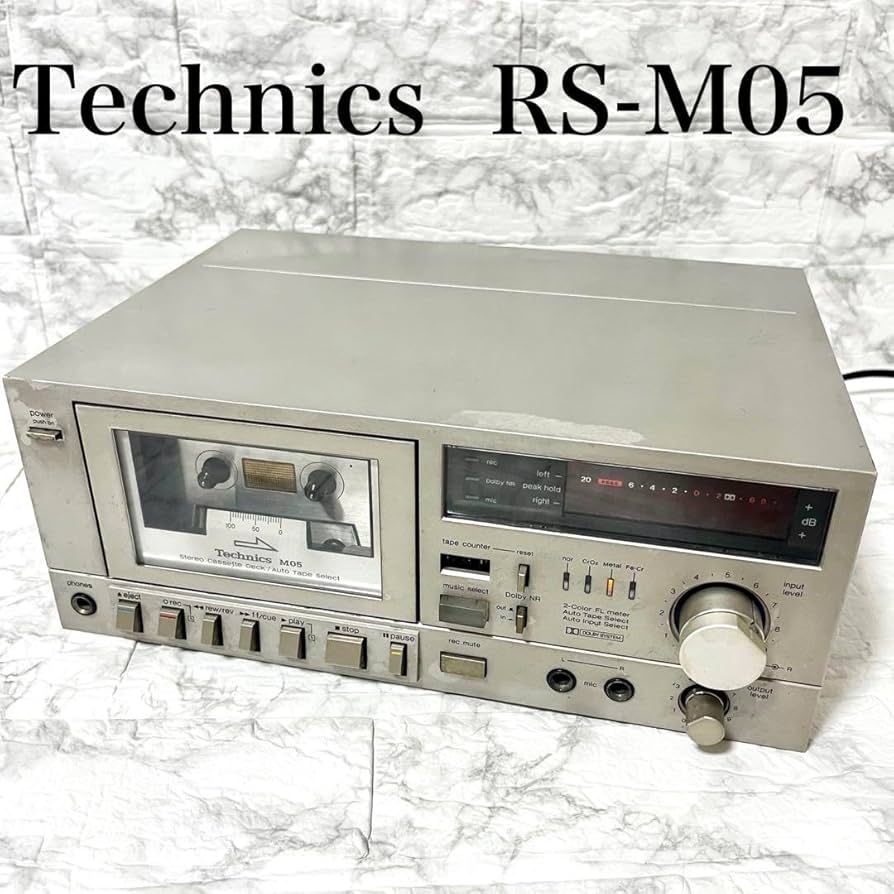 【希少】 Technics RS-M05 コンサイス・ステレオカセットデッキ Technics RS-M05の仕様 テクニクス