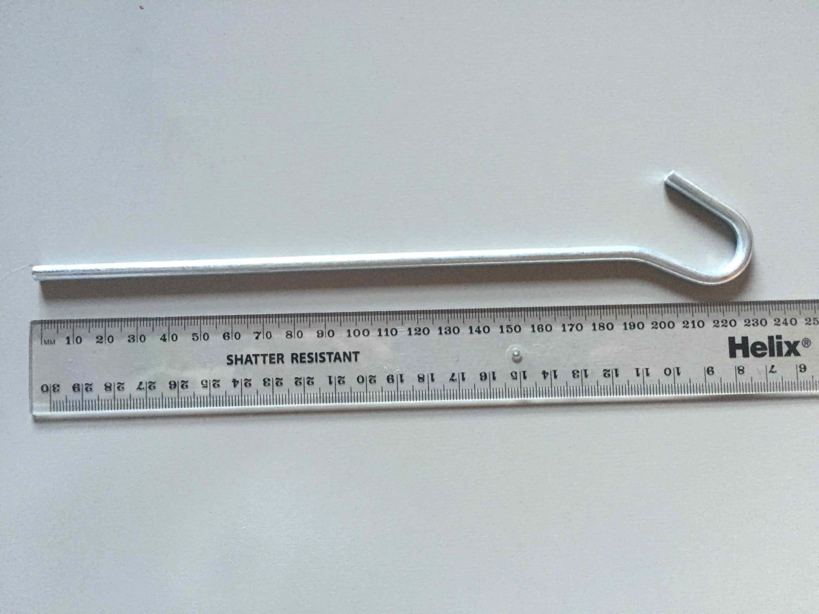 20 x Heavy Duty Tent Pegs 5mm x 230mm 9" Galvanized Steel AWNING GARDEN POND NETTING CAMPING, Silver - Image 3