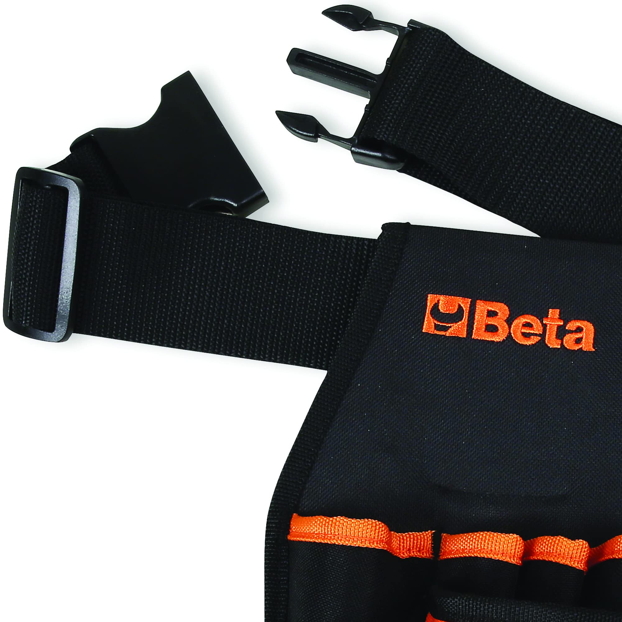 BETA - Marsupio Porta Attrezzi Vuoto in Nylon con Cintura Regolabile, Borsa Compatta con Tasche Organizzate per Manutenzione ed Elettricisti, 155x285x80 mm, 2005MPU