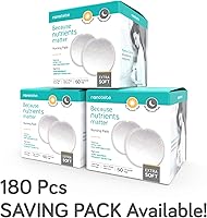 Vista 8 de Nanobébé Paquete múltiple de almohadillas de lactancia desechables, 120 días y 60 noches, ultra finas y extraabsorbentes, ventiladas, a prueba