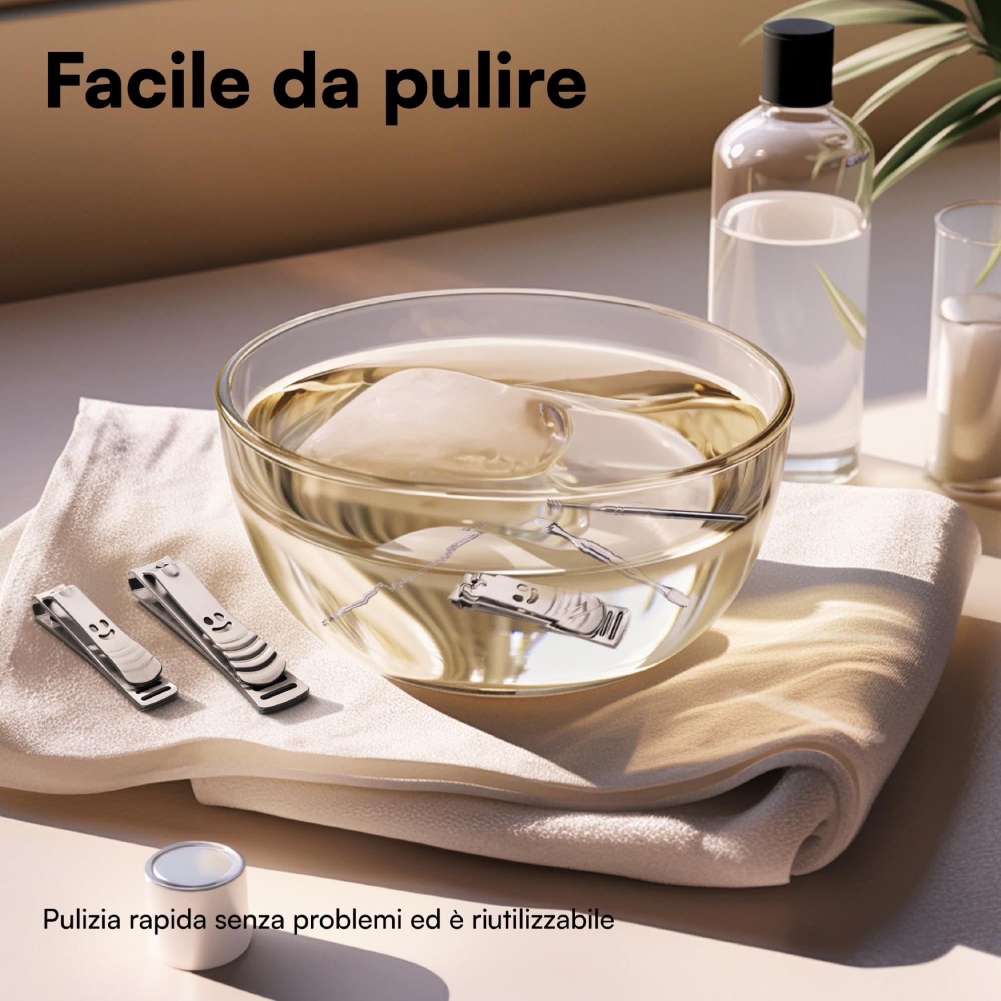 H&S Set Tagliaunghie - Set Manicure Professionale - Kit Tagliaunghie e Pedicure - Kit Unghie Uomo Donna - 16 pcs Acciaio Inox - Taglia Unghie Mani Piedi - Include Custodia da Viaggio