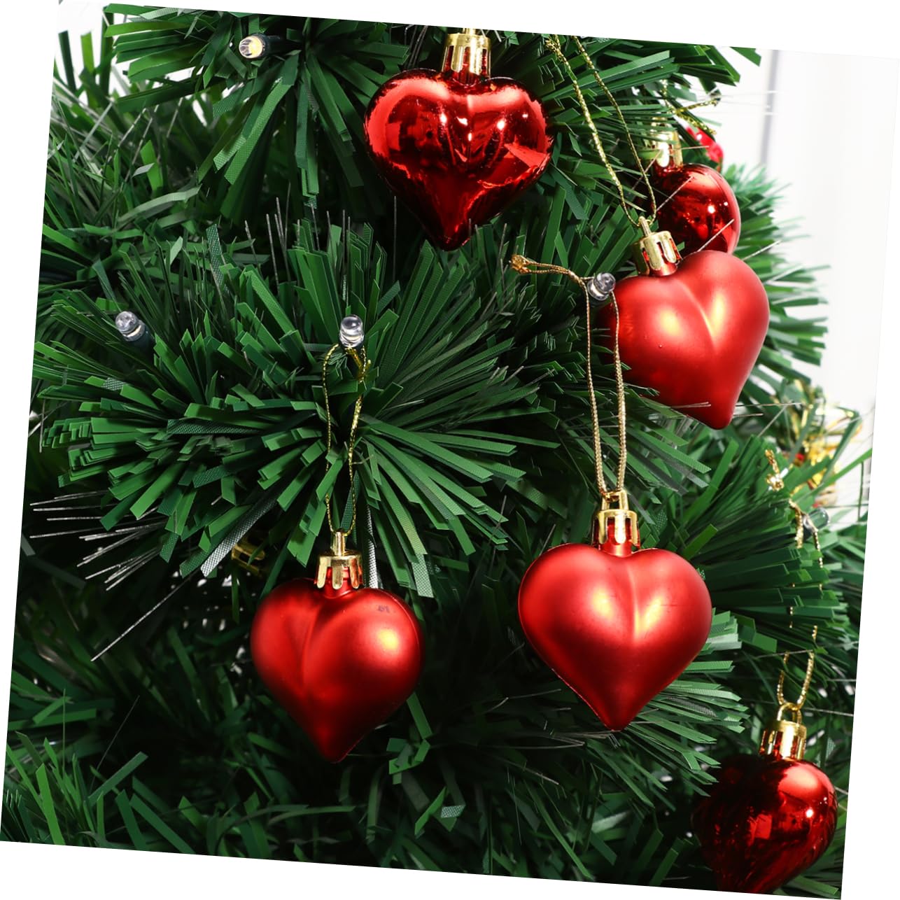 Amosfun 3 Juegos Adornos Colgantes Decoración Fiesta Amor Decoración Fiesta San Valentín Adorno De De Corazón De Colgante e De Boda Rojo 36 Uds * 3