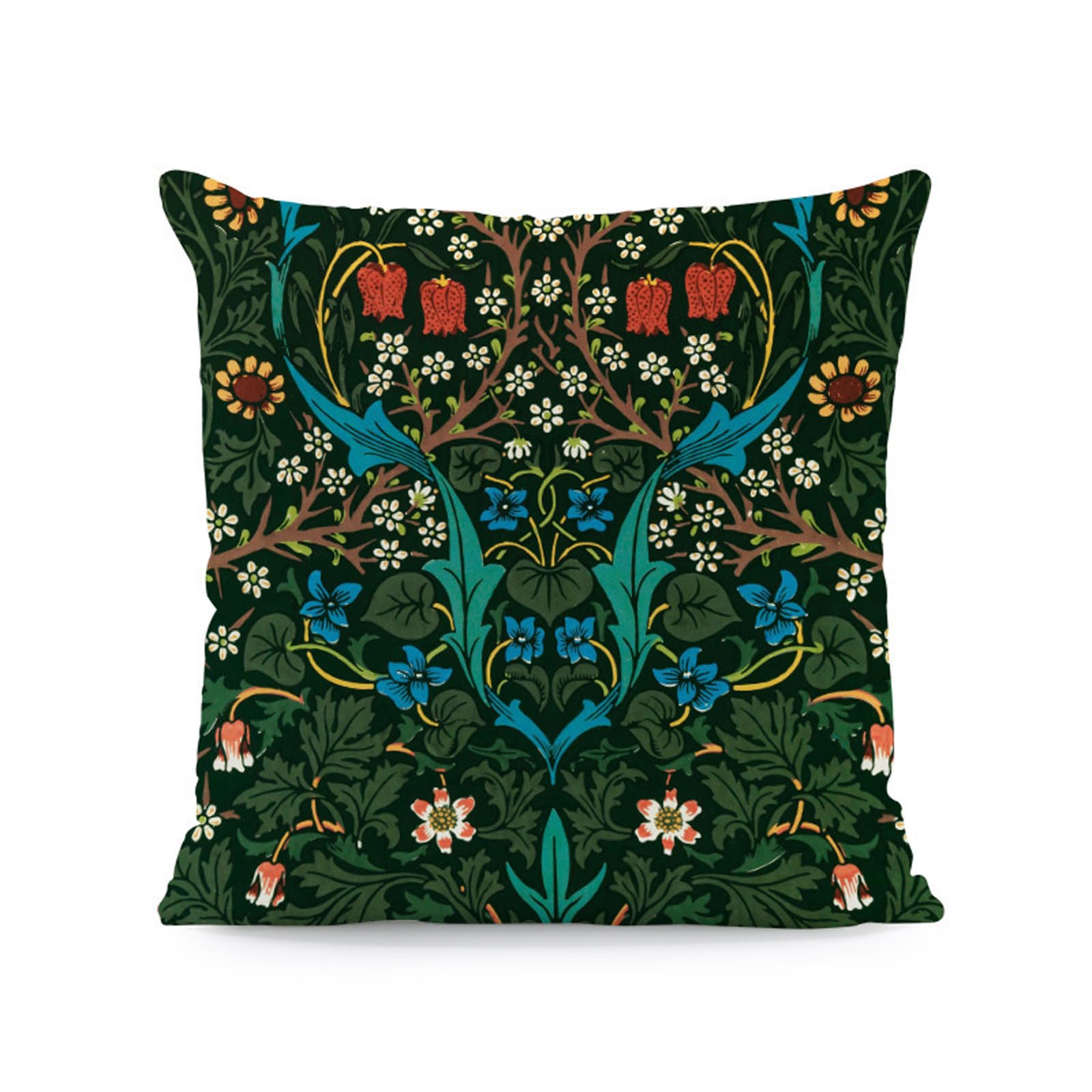 ZEPFJHE Decorative Pillow Cover 45 Cm Polyester Cushion Cover with Printed Front for Sofa Living Room Bedroom Accent Sofa Seating Accent