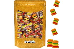 Gummy Hamburgers: Bite-Sized Candies That Are Soft and Chewy