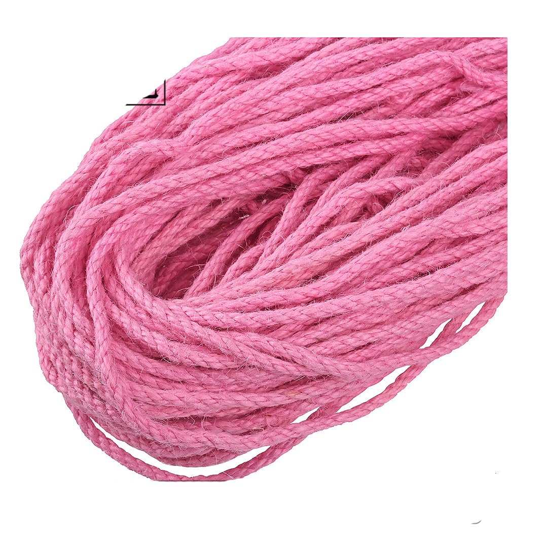 5mm Juteschnur Farbig Garten Kordel Jute-Schnur Bunte Bastelschnur Dekokordel Juteseil Natur Schnur Makramee Garn Hanfseil Kordel Jutekordel Deko Paketschnur