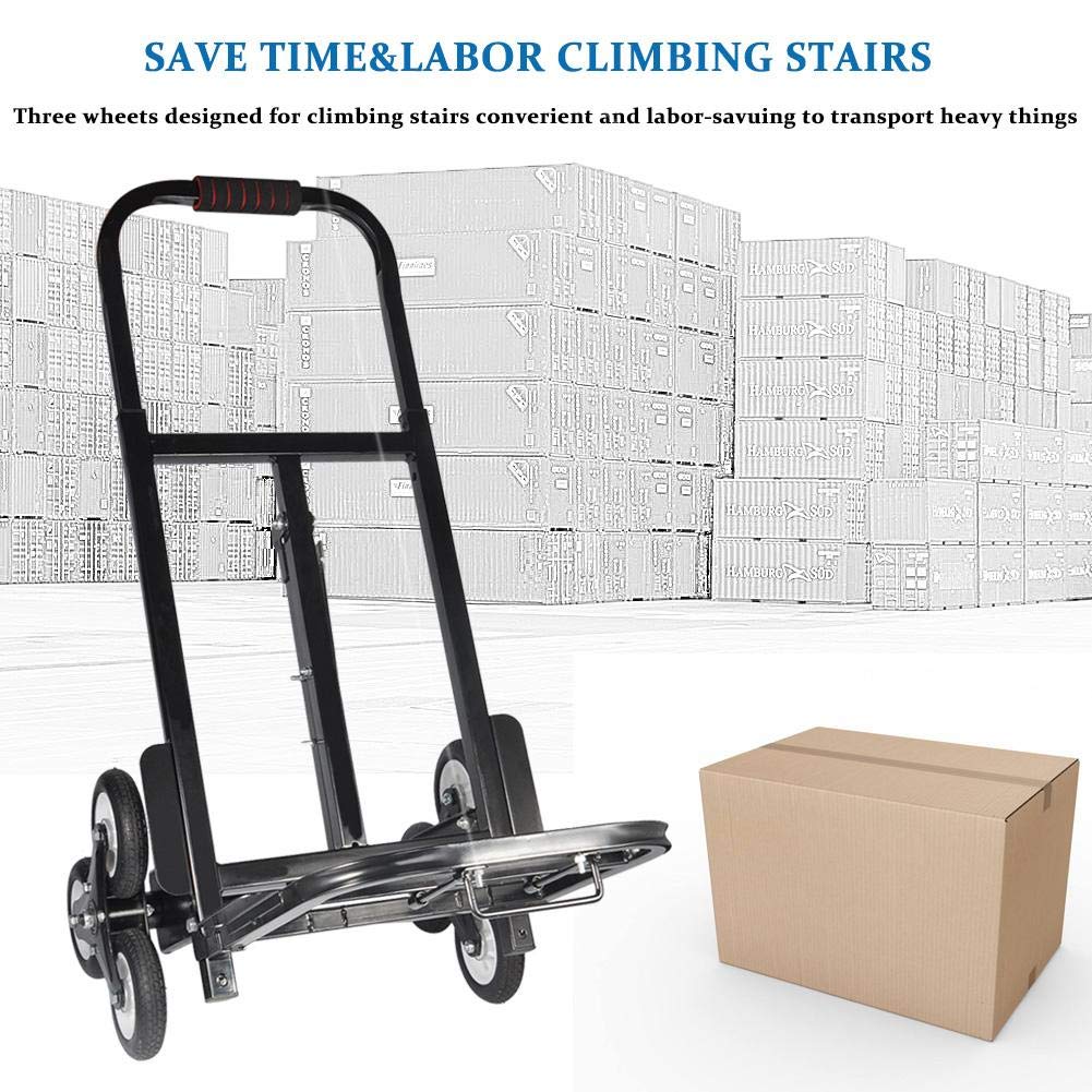 Sack Truck,Heavy Duty Hand Trucks Portable Cart Stairs Stair Climbing