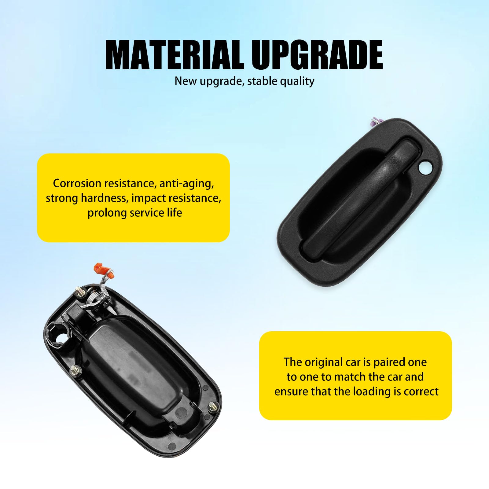 Amazon.com: Irinidig 2 PCS Car Door Handle Kit, Left Front + Right  