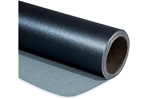 RUSPEPA Black Matte Wrapping Paper: Classy, Durable, and Eco-Friendly