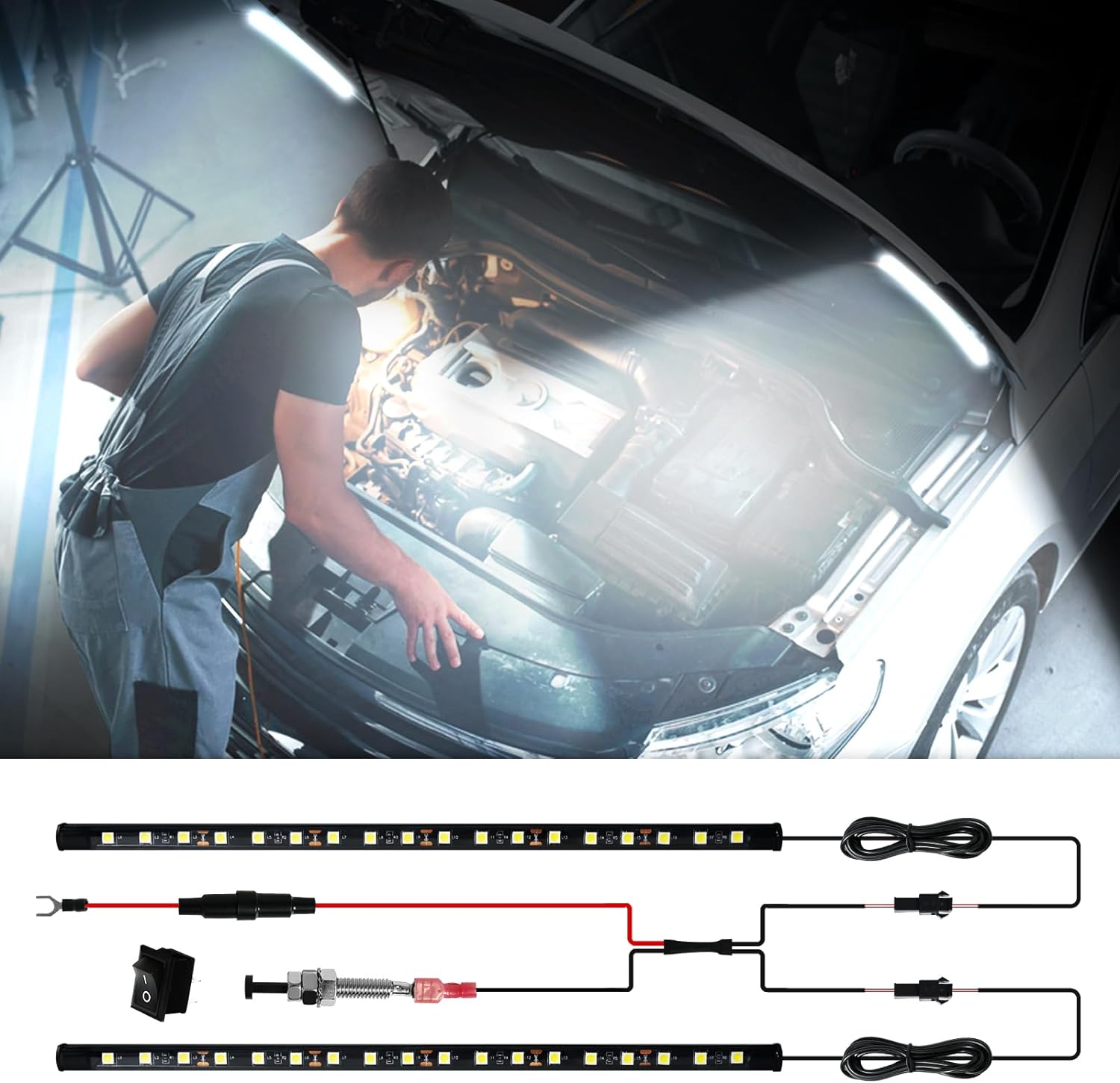 Under Hood Light Under Hood Led Light Kit for Car Engine