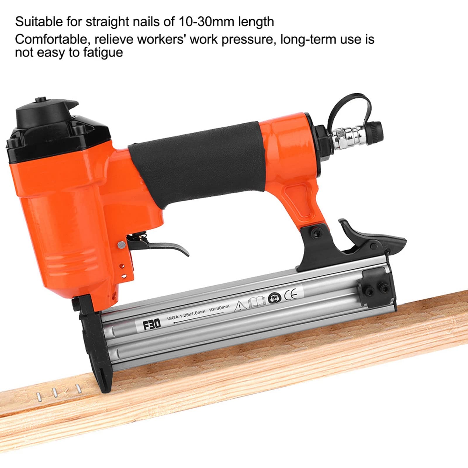 Brad Nail 27×19×7 Industrial Grade Brad Nailer f30 Pneumatic Straight Nail Stapler