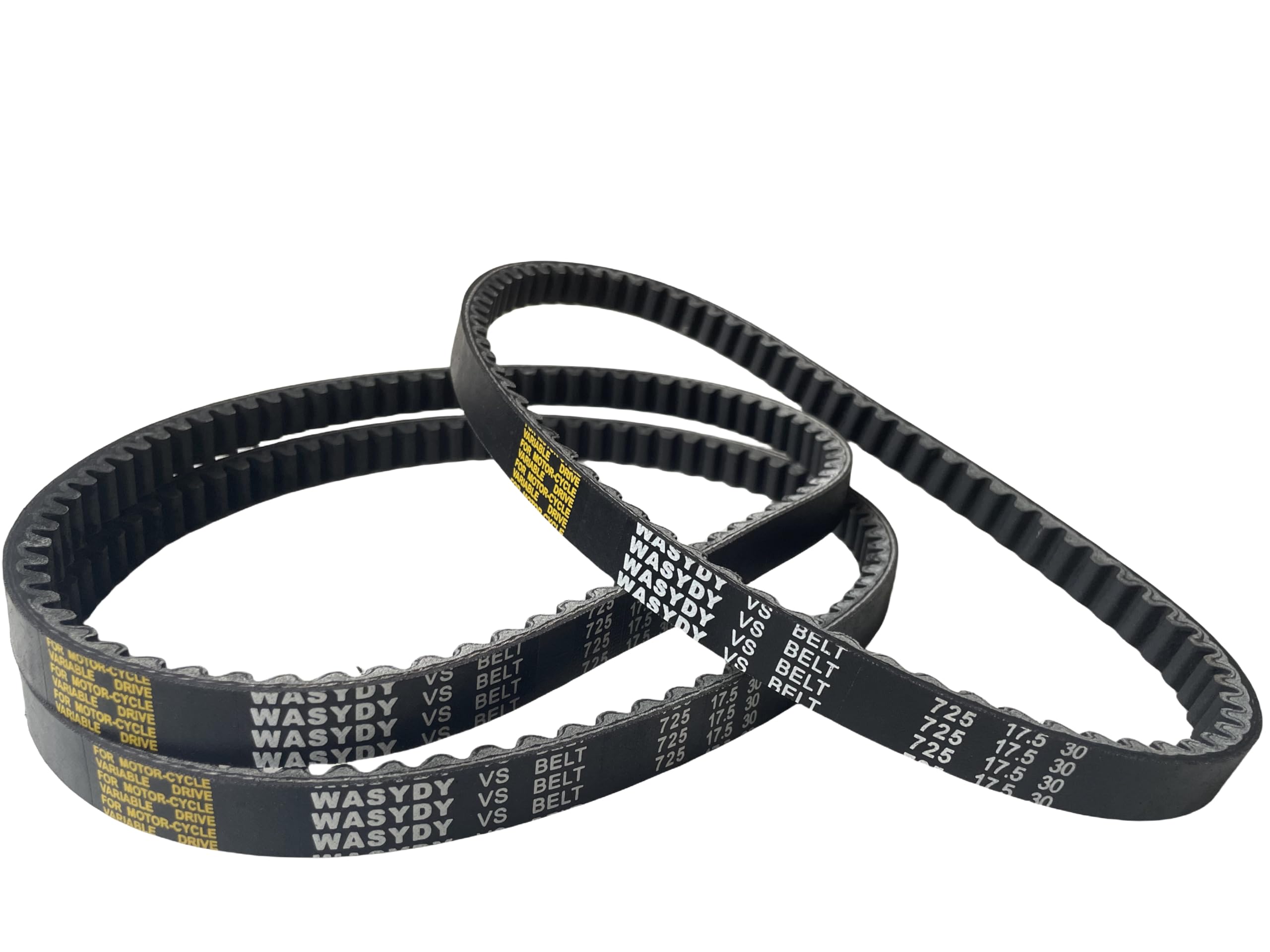 Wasydy 3Pcs Go Kart Drive Belt 725,30 Series Torque