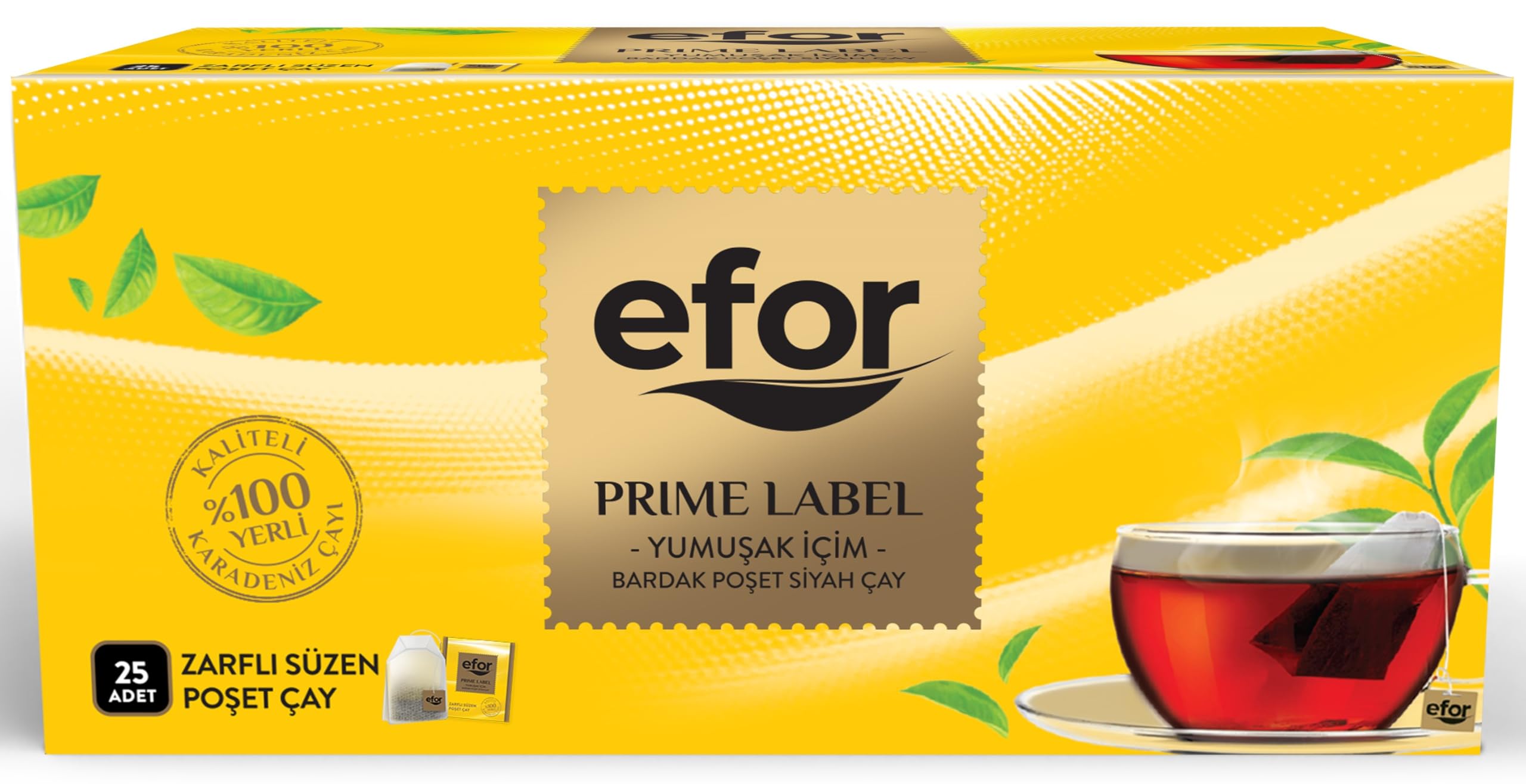 Efor Prime Label Bardak Poşet Çay 25x2 g