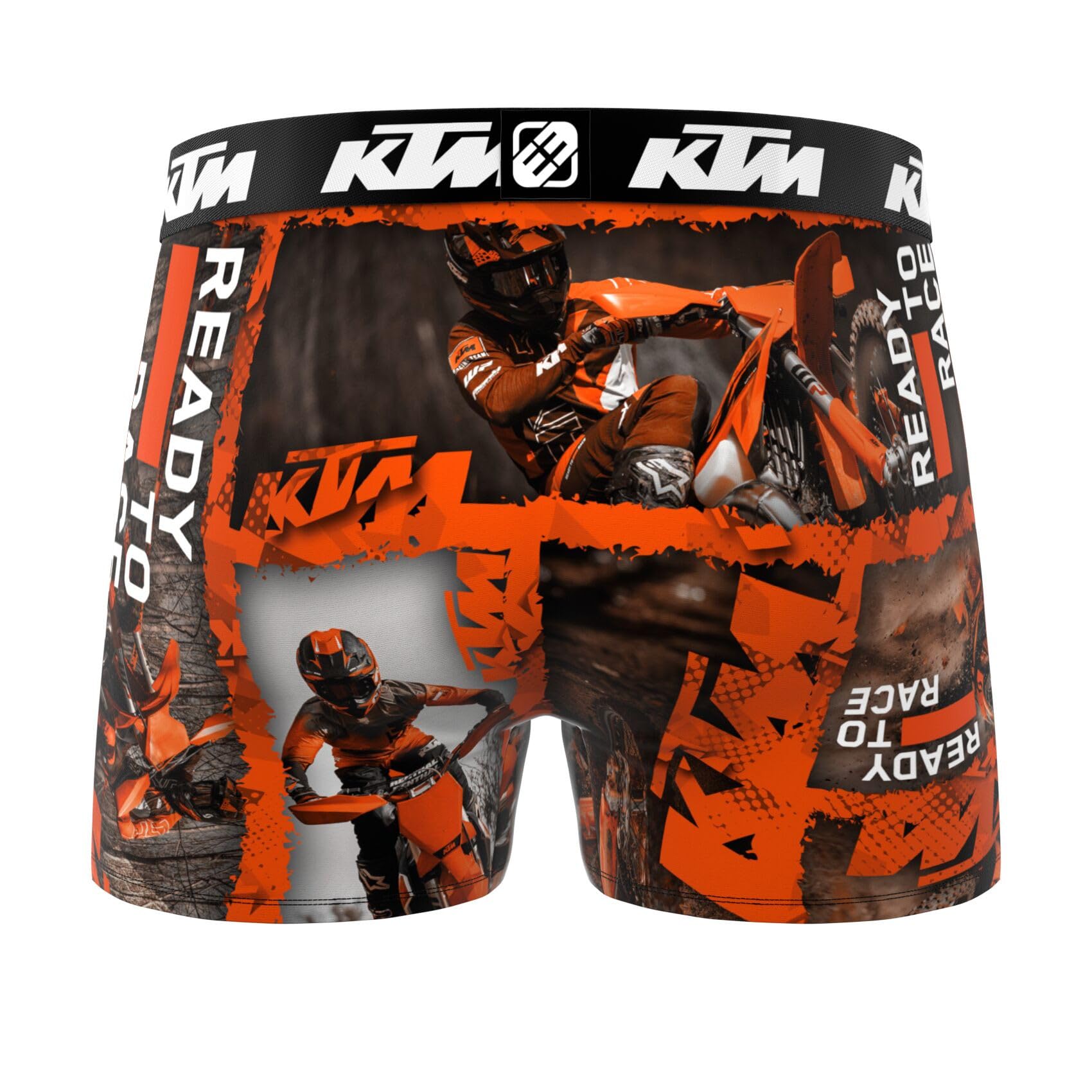 KTM Boxer hombre, calzoncillos para hombre, estiramiento y ultra suave (juego de 4)