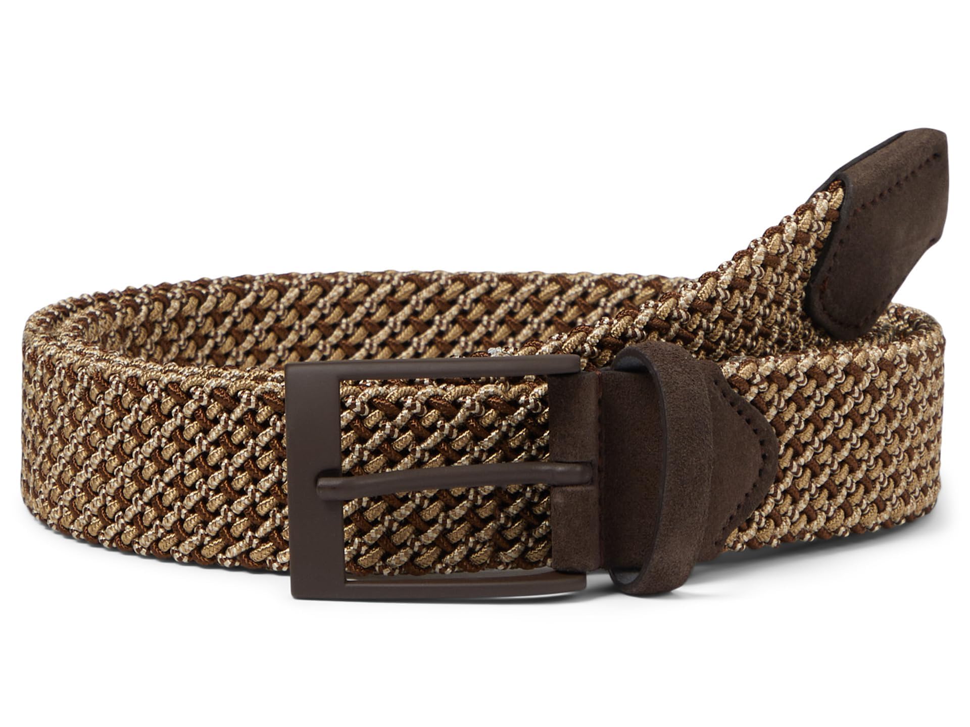 Johnston & Murphy Cinturón tubular tejido para hombre