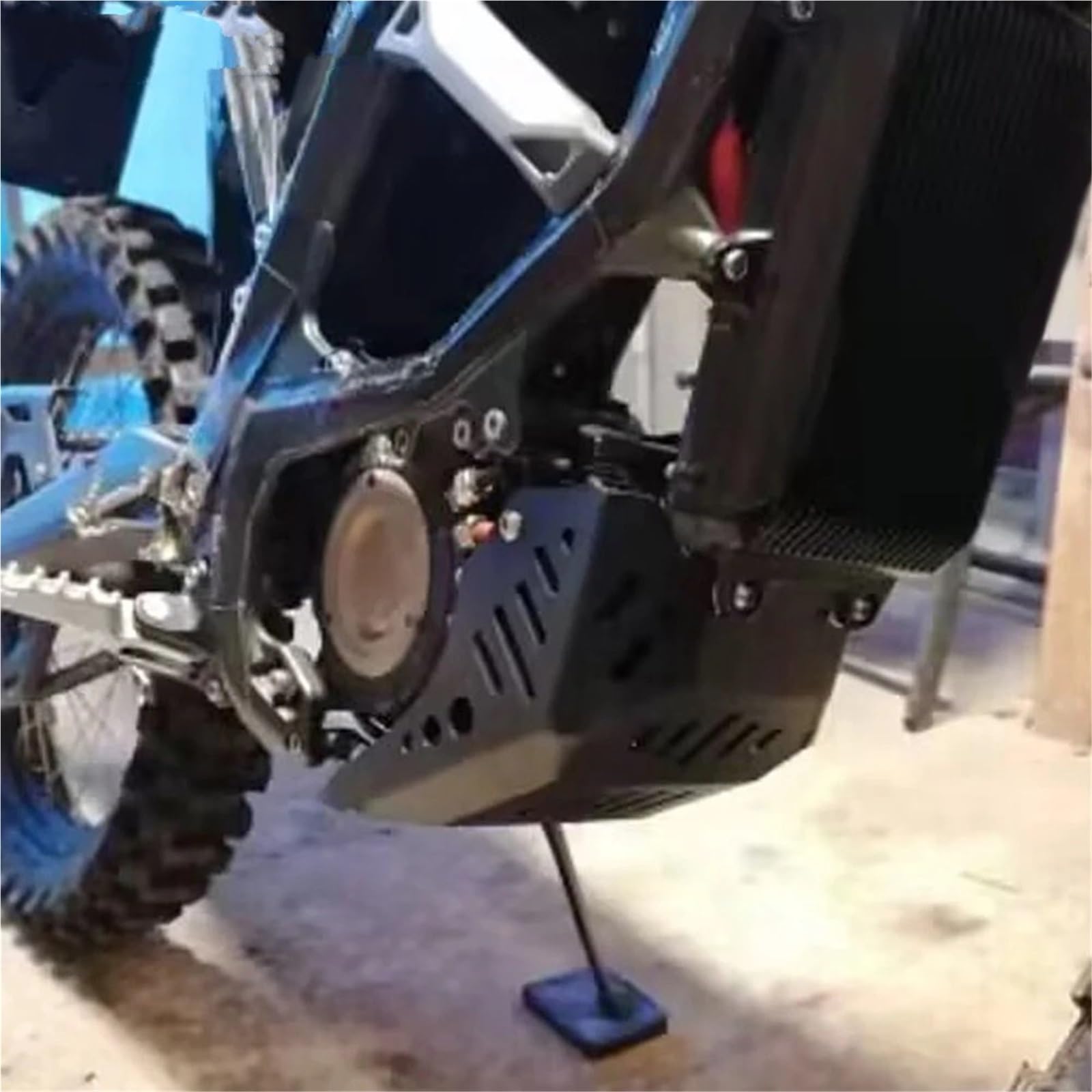 Per Sur-Ron Bee Accessori Motociclo Protezione motore in alluminio Telaio Bash Skid Frame copertura motore Motociclette protezioni motore(12)