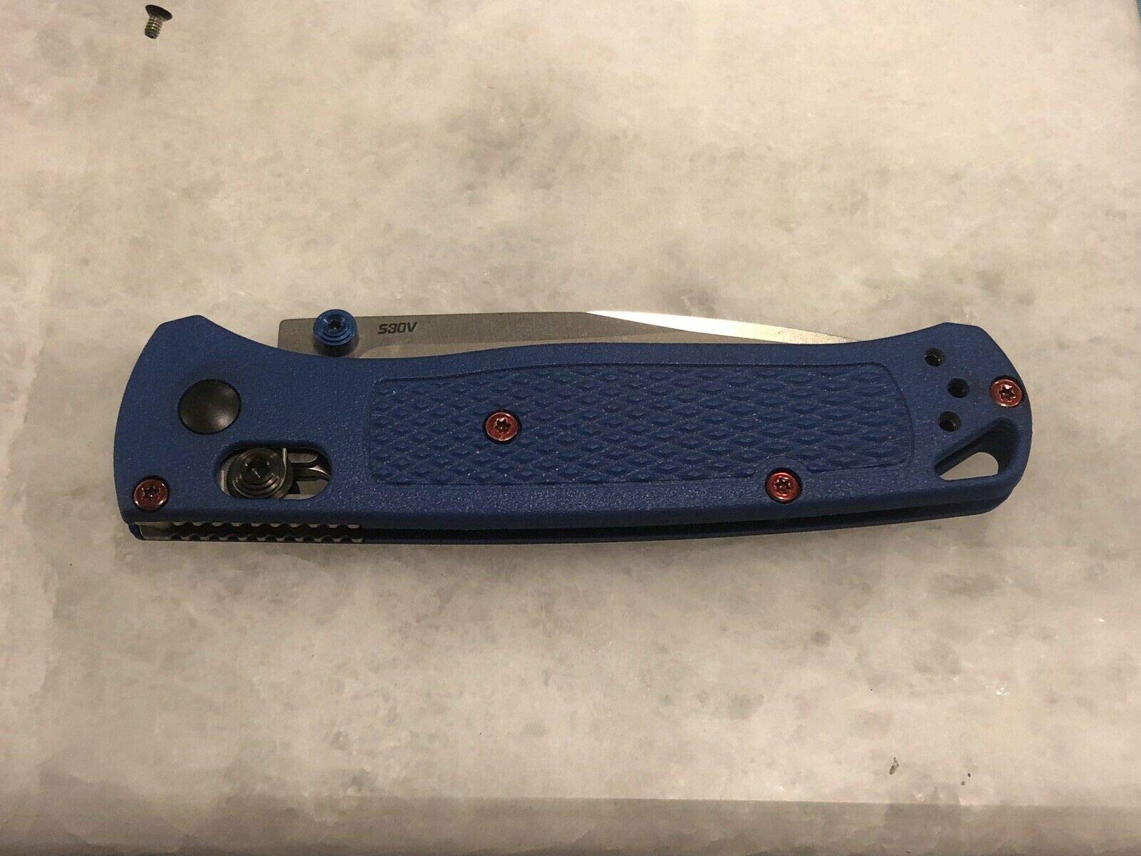 RED Screws Set For Benchmade Bugout 535BK Handle - Flush Mount Set of 8pcs