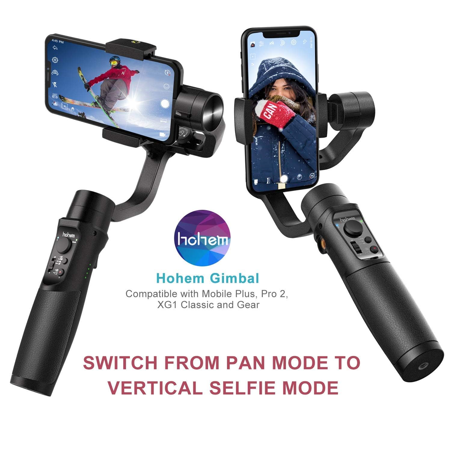 Hohem iSteady Mobile+ スタビライザー Hohem Estabilizador cardan iSteady Mobile+ de 3 eixos para iPhone