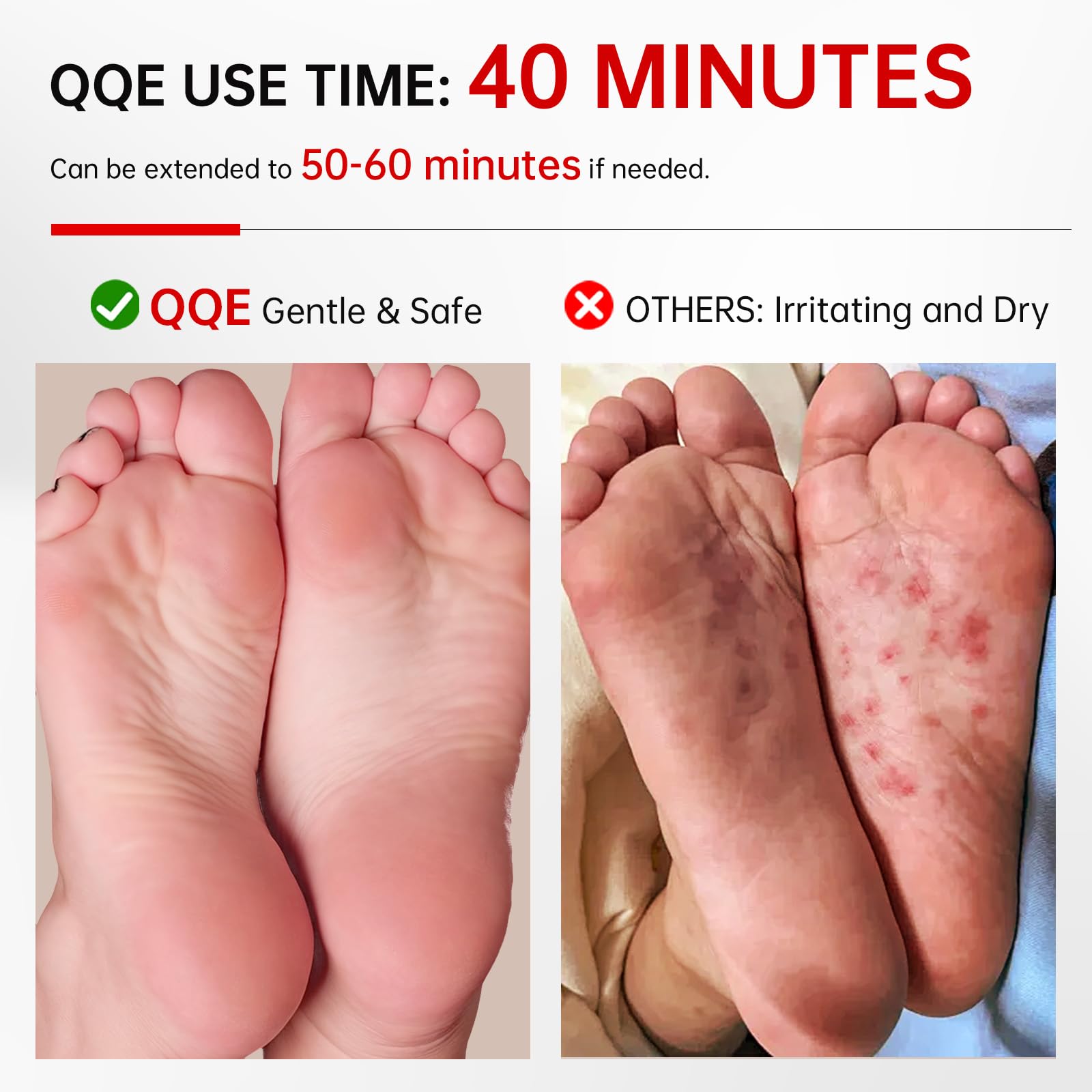 Paquete de 3 mascarillas exfoliantes hidratantes para pies secos y agrietados, removedor de callos y reparación del talón agrietado y cuidado de pies 6