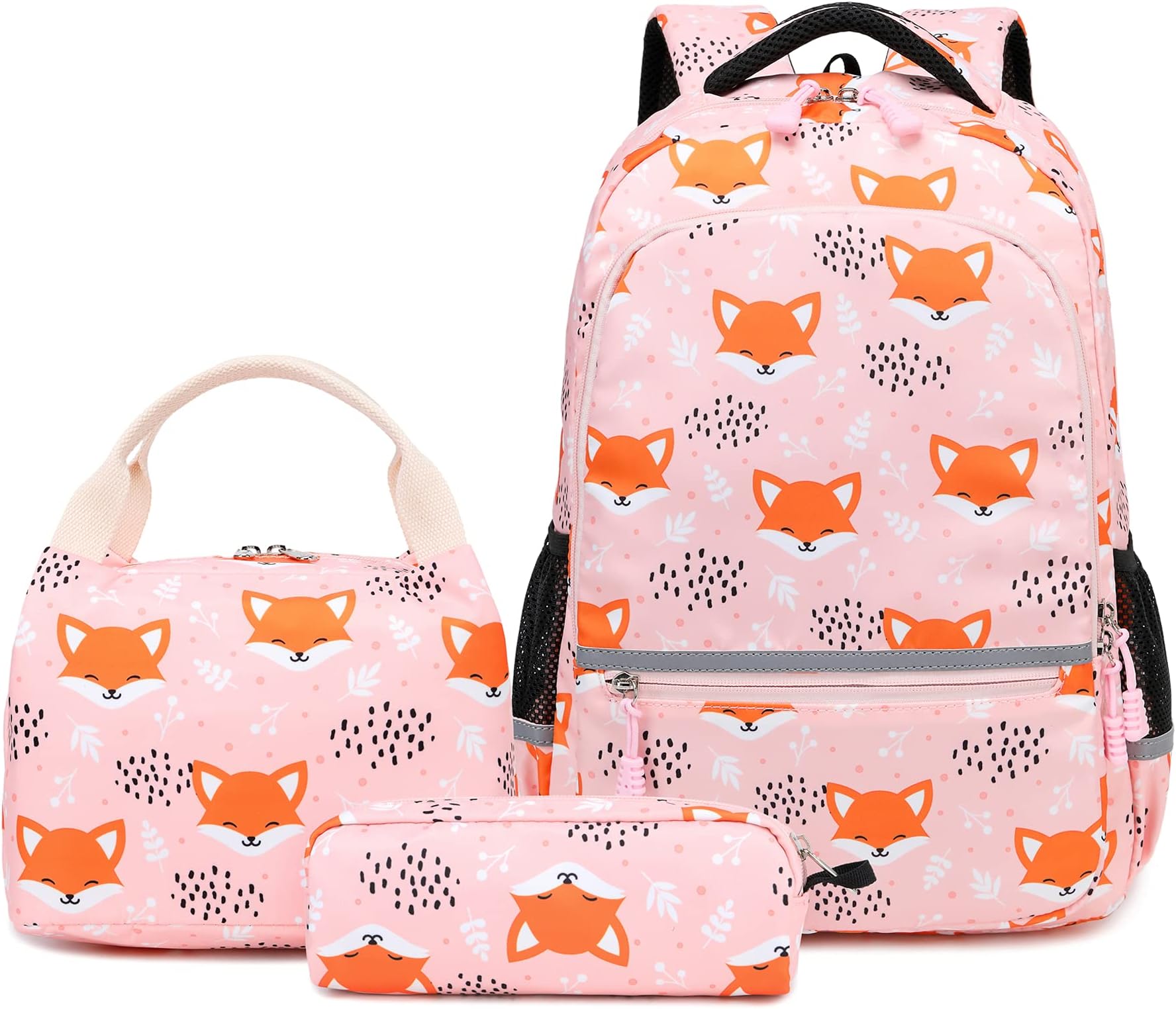 Girls Backpacks, Unicorn Backapack for Girls, Kids Unicorn School Bookbag Set with Lunch Box and Pencil Case