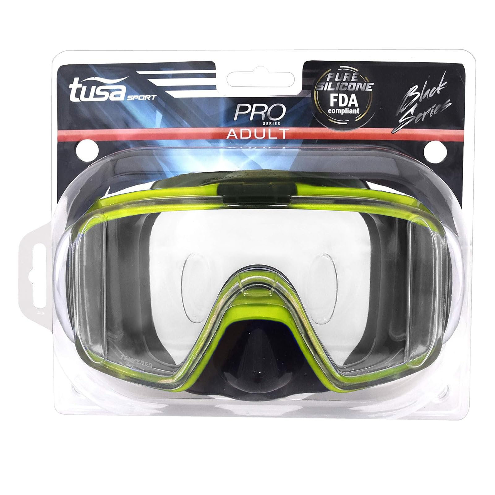 Amazon.com : TUSA Sport UM31 Adult Visio Tri-Ex Mask, Black/Flash