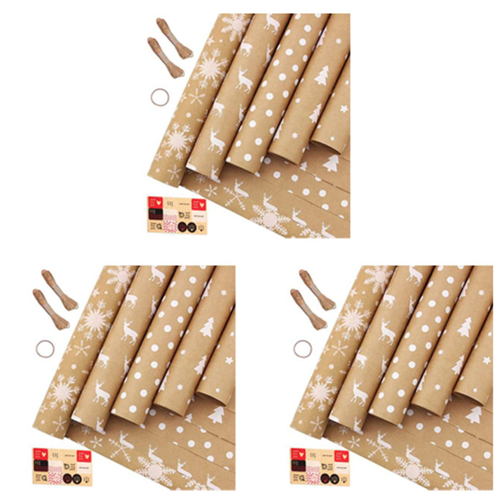 Papier d'emballage cadeau de Noël et fêtes pour sublimer vos surprises de famille