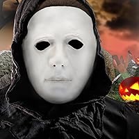 Vista 6 de Máscara de Michael Myers, máscara de Halloween para fiesta de disfraces, disfraz de Michael Myers