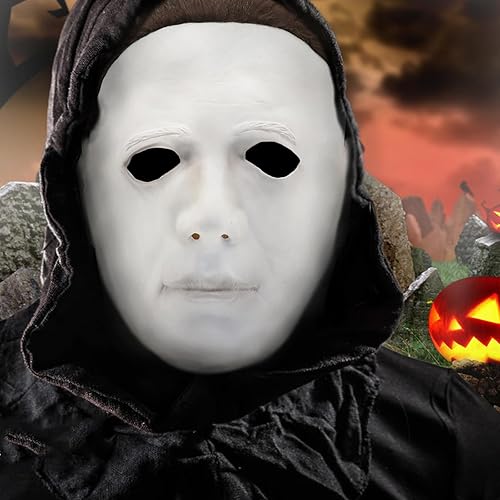 Miniatura 6 de Máscara de Michael Myers, máscara de Halloween para fiesta de disfraces, disfraz de Michael Myers