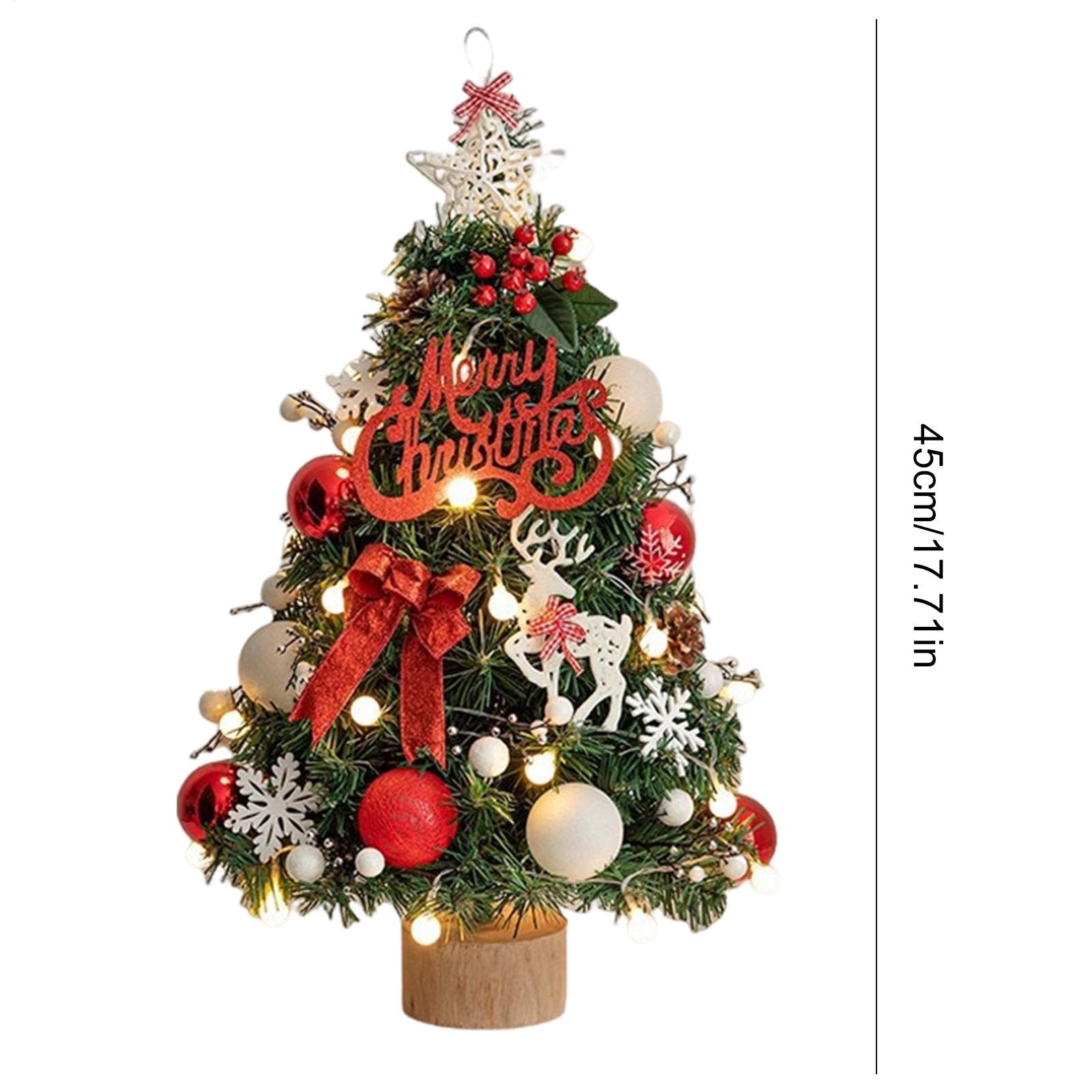 Árbol Navideño Artificial 45 cm Decoración Artesanal Navideña De Mesa para