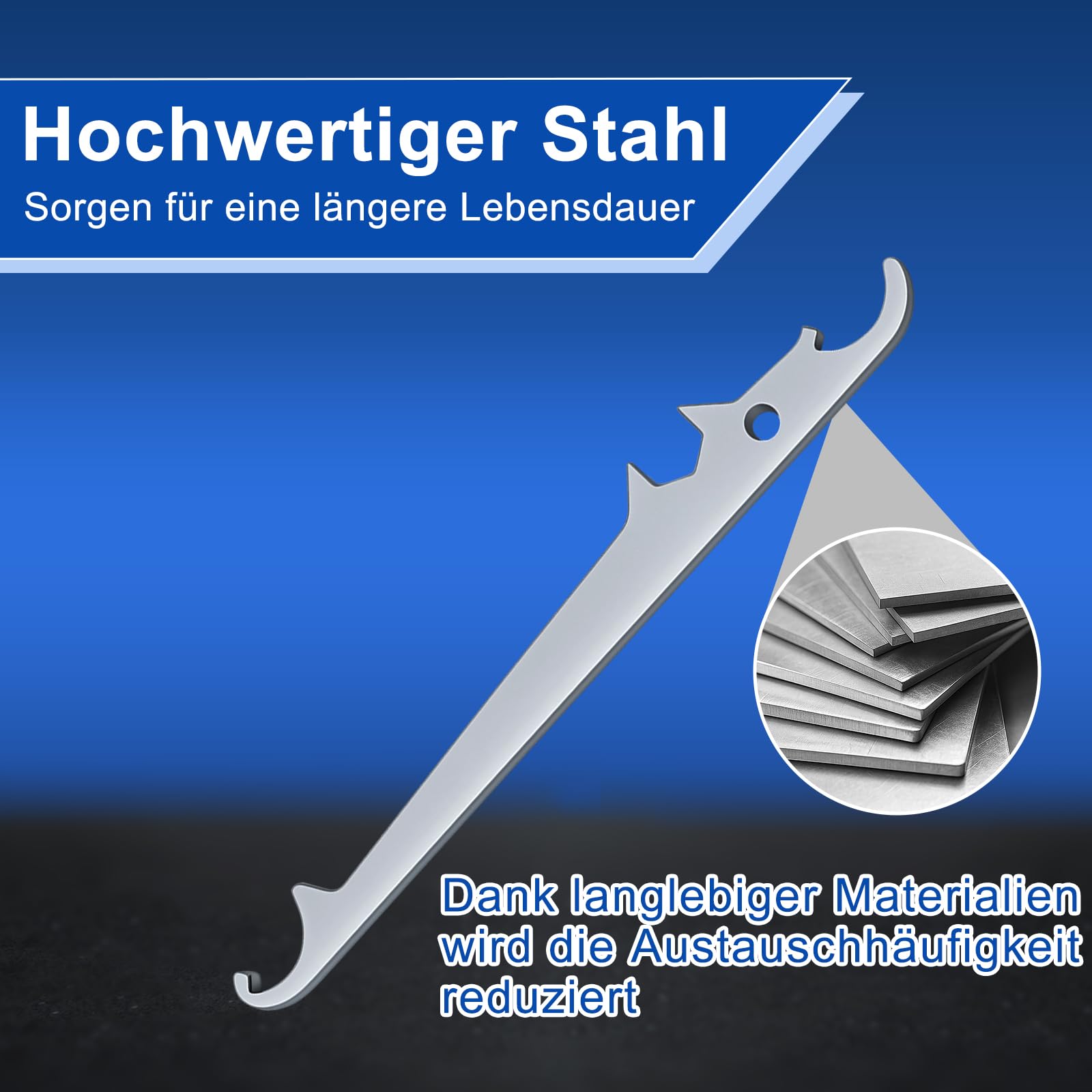 3 Stück hochwertiger Stahl Fenster Einstellwerkzeug Set(2 Fenster Einstellschlüssel und 1 Ecklagerschlüssel) für Fenster & Türen, Fensterbeschläge Ersatzteile